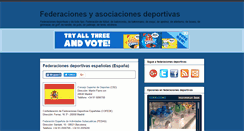 Desktop Screenshot of federaciones.org