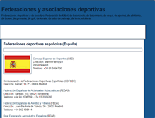 Tablet Screenshot of federaciones.org